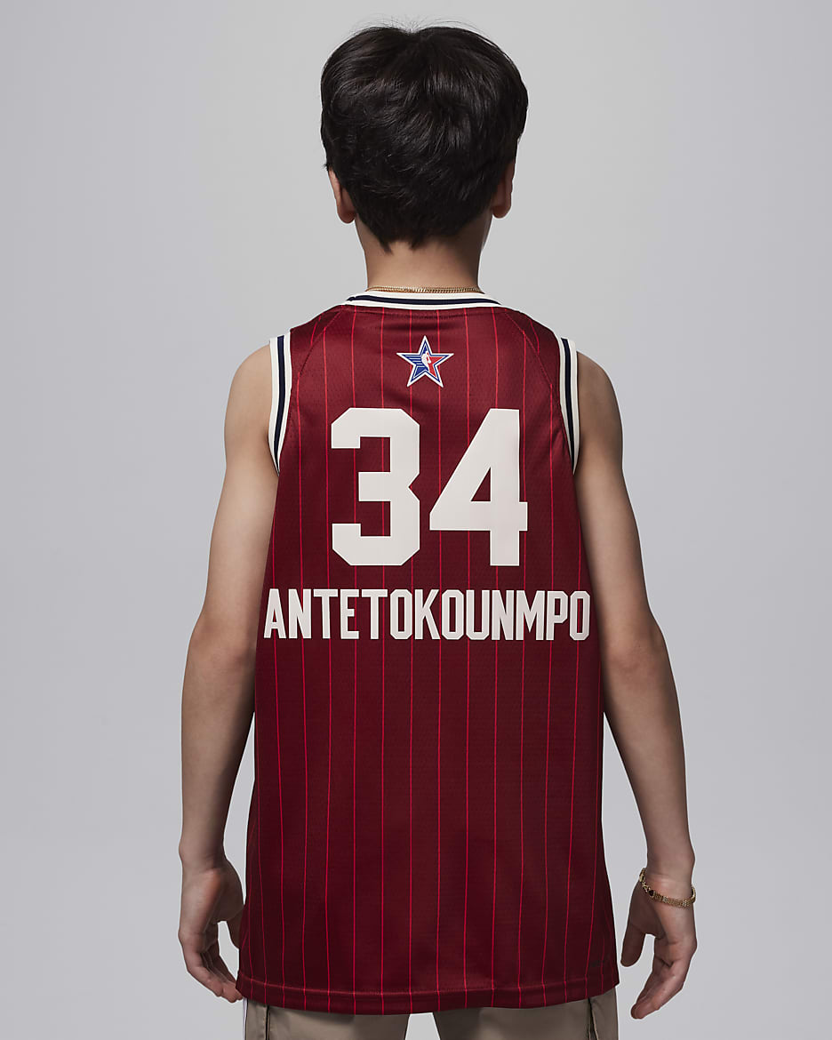 Giannis antetokounmpo shops red jersey